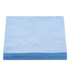 Салфетки нарезанные 20х20 сетка 50 шт (Голубой)