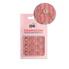 Наклейки для нігтів E.MI Charmicon 3D Silicone Stickers (154 Floral Art)