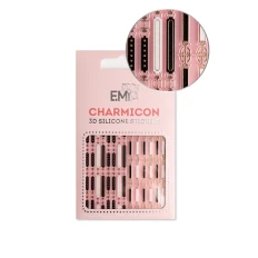 Наклейки для ногтей E.MI Charmicon 3D Silicone Stickers (156 Ремни)