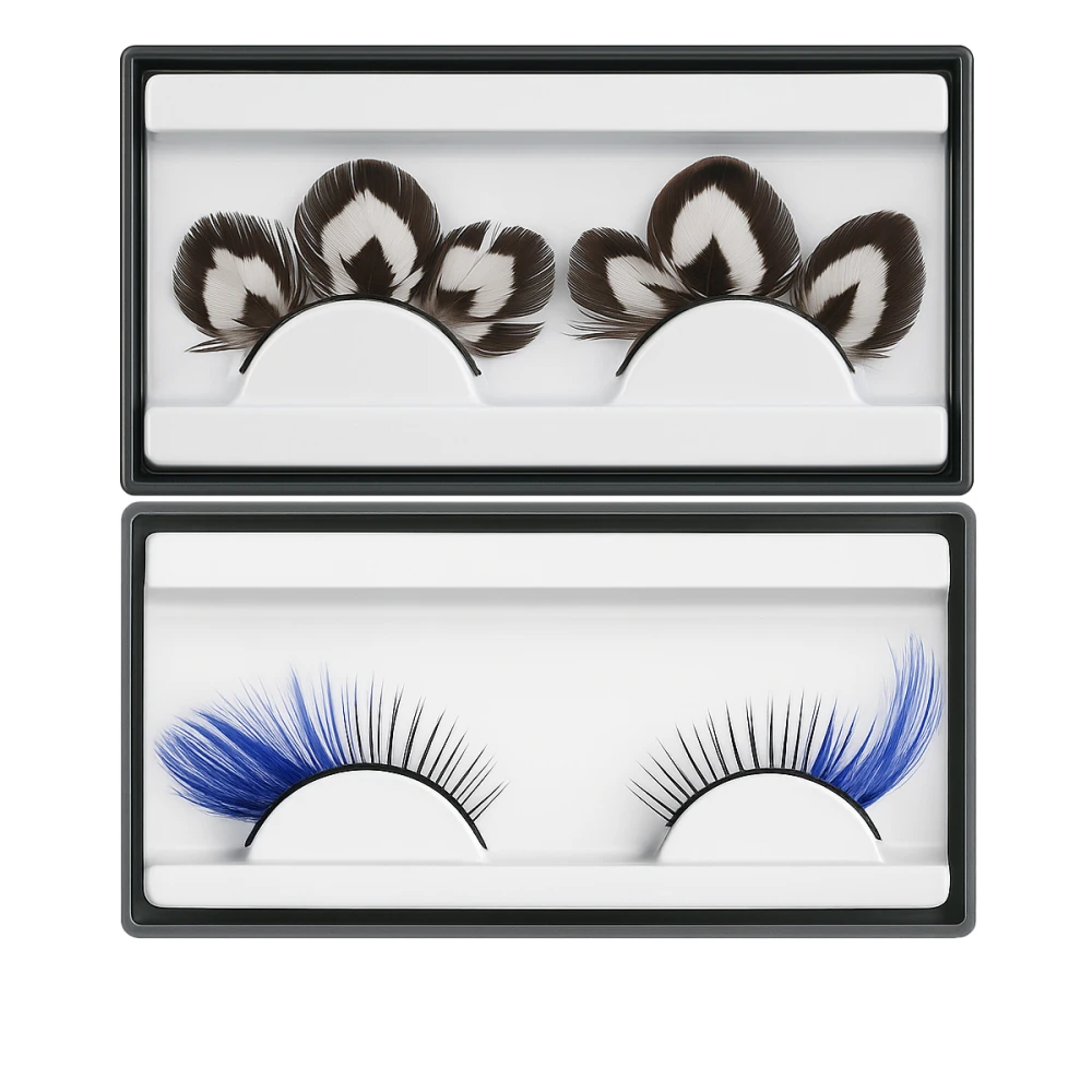 Ресницы накладные Salon перьевые в ассортименте