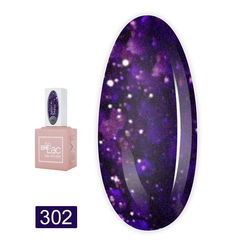 Гель лак E MiLac 9 мл (302 Счастливое платье)