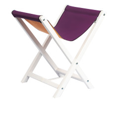 Подставка под сумку на белых ножках AirMax (Фиолетовая)