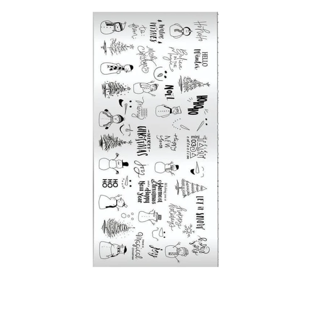 Пластина для стемпинга ТАКИ ДА мини (03 HOLIDAY)