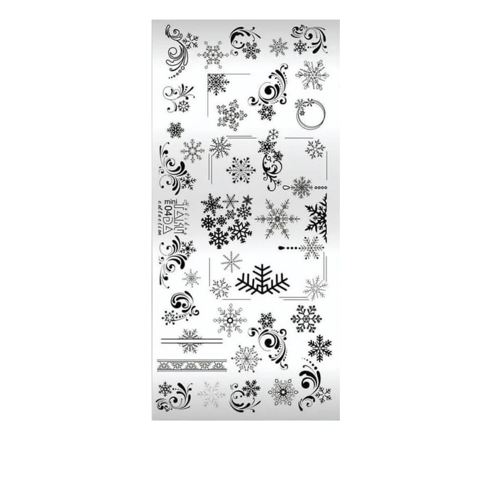 Пластина для стемпінгу ТАКІ ТАК міні (04 HOLIDAY)