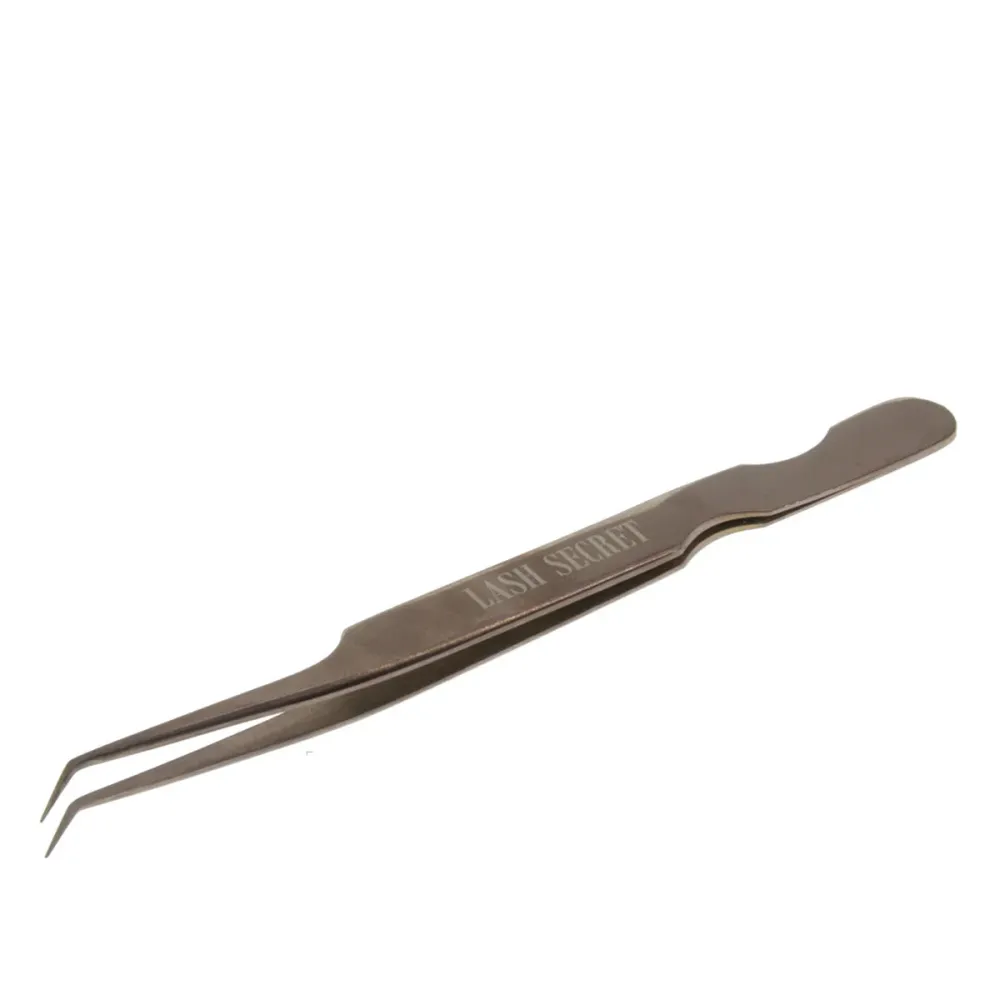 Пинцет Vivienne L мини Lash Secret (Пепельно-бронзовый)