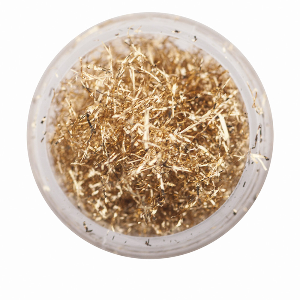 Фольга сусальное золото "Нитки" FRC Beauty (Золото)