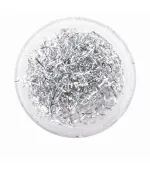 Фольга сусальное золото "Нитки" FRC Beauty (Серебро)