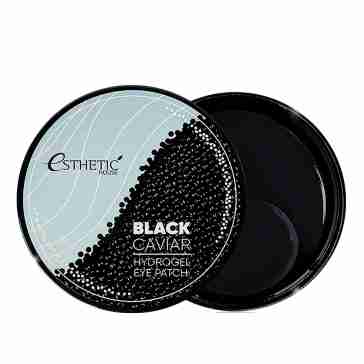 Патчі гідрогелеві під очі Esthetic House BLACK CAVIAR Hydrogel 60 шт