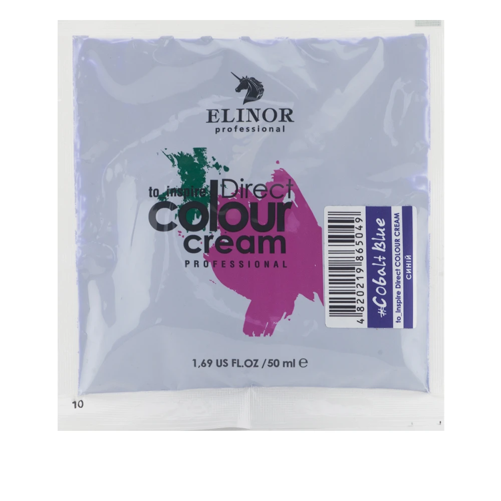 Крем тонуючий для волосся прямої дії ELINOR To Inspire Direct 50 мл (Синій)