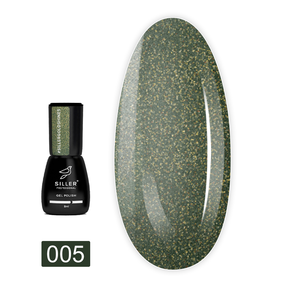 Гель лак Siller Gold Shine 8 мл (005)