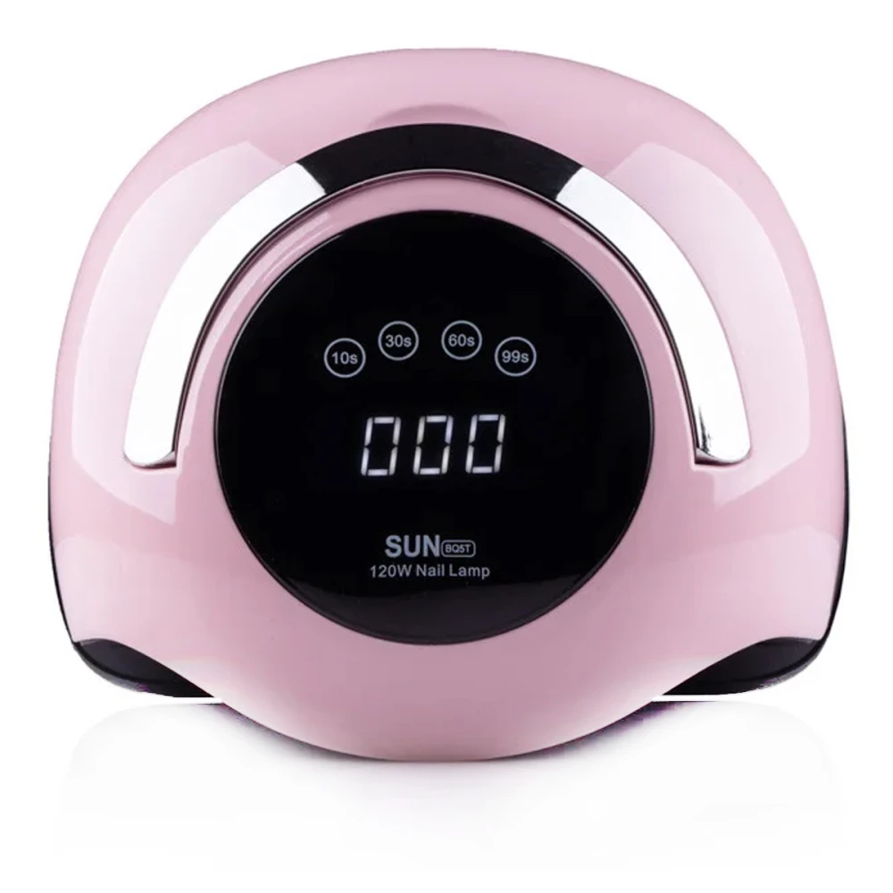 Лампа LEDUV гибрид SUN BQ-5T 120W (Pink с ручкой)