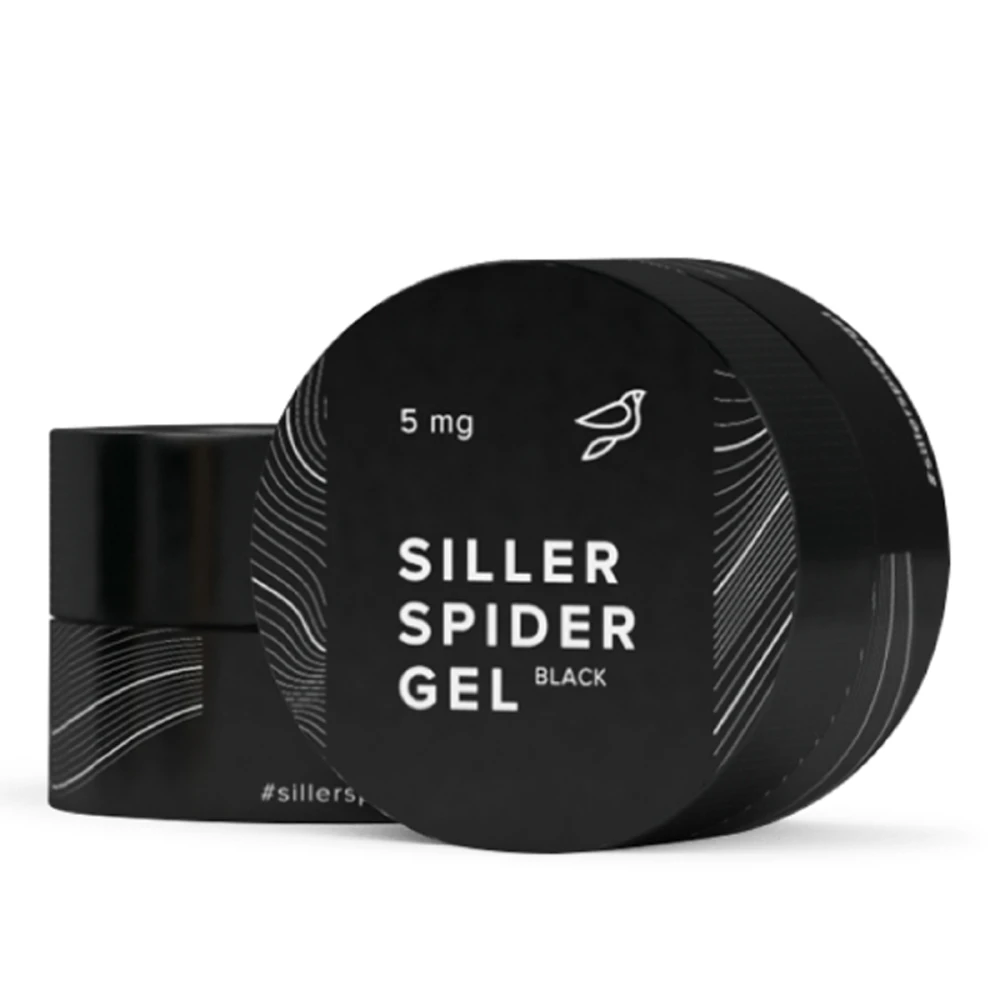 Гель-паутинка Siller Spider Gel 5 мл (Черная)
