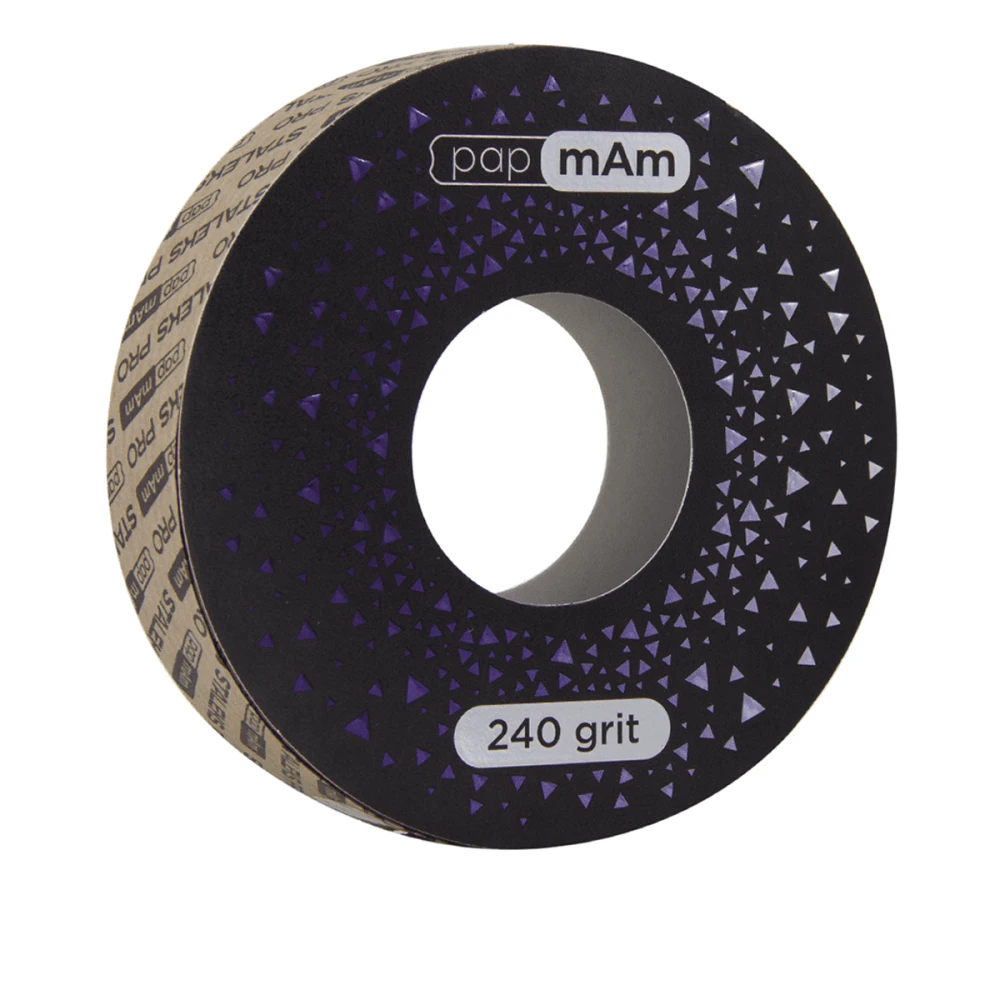 Запасной блок файл-ленты для пластиковой катушки papmAm EXCLUSIVE 240 грит 6 м