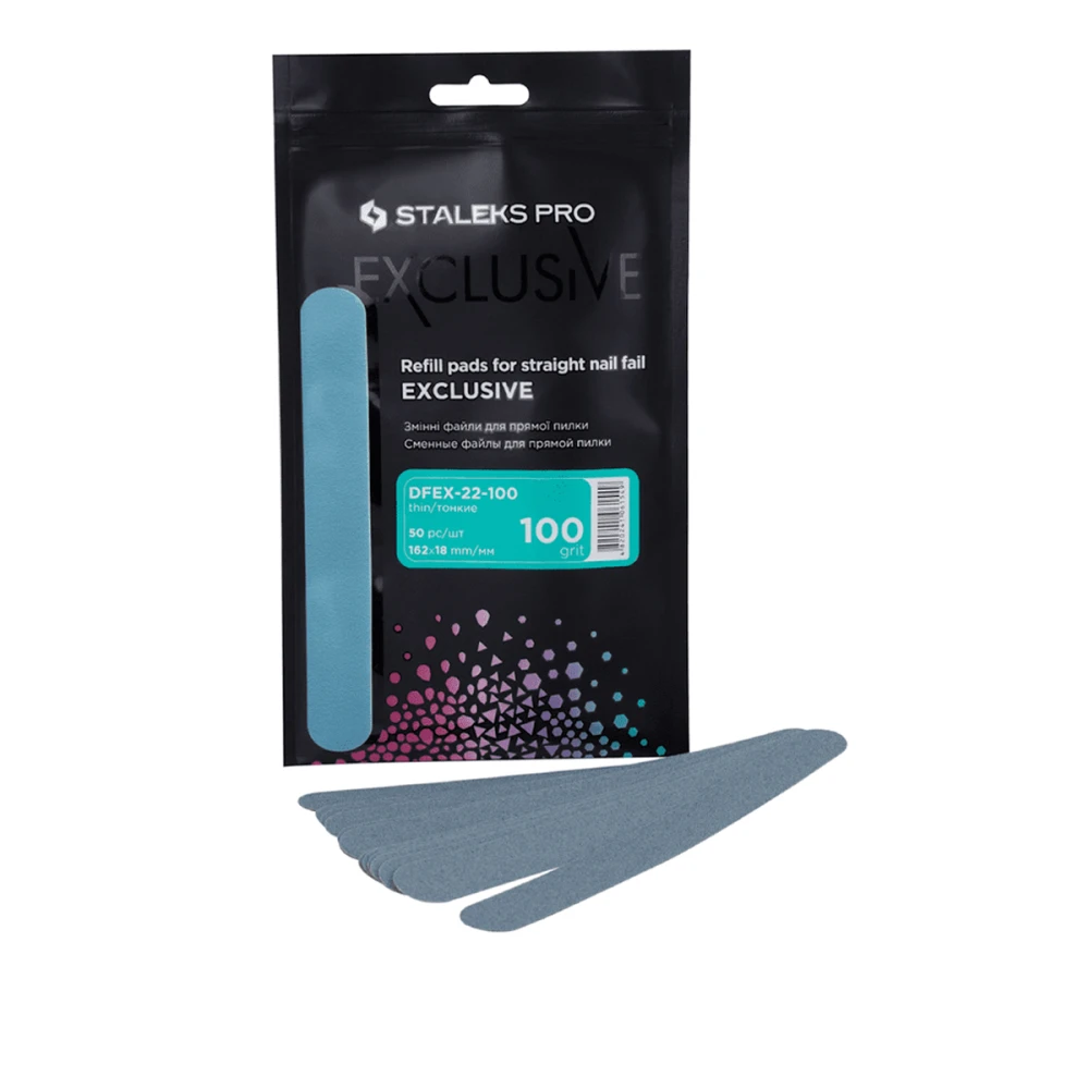 Набор сменных файлов для прямой пилки (тонкие) Сталекс EXCLUSIVE 22 (50 шт) (100 grit)