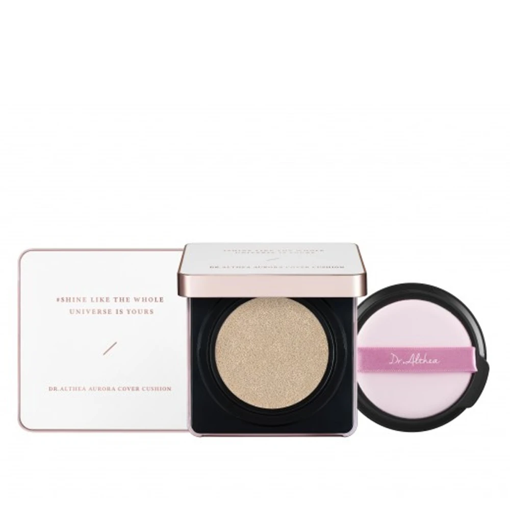 Крем-кушон тональный увлажняющий DR. ALTHEA Aurora Cover Cushion SPF 50+ 15 г 2 шт (21)
