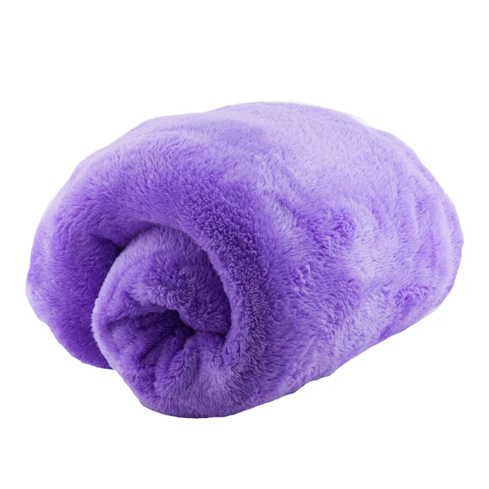 Плед махровий 110х180 см (Бузковий)