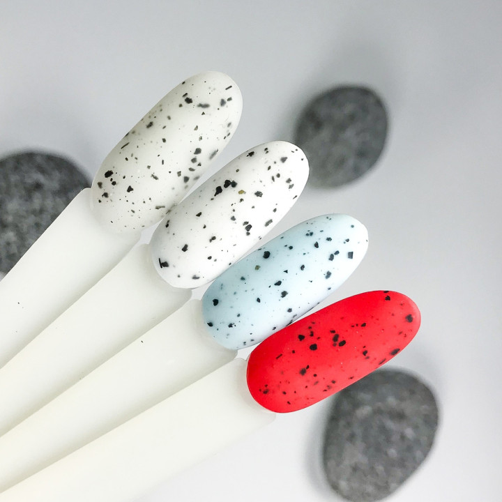 Топ No Wipe Matte Spotty Top матовый топ без липкого слоя с рваной крошкой 8 мл