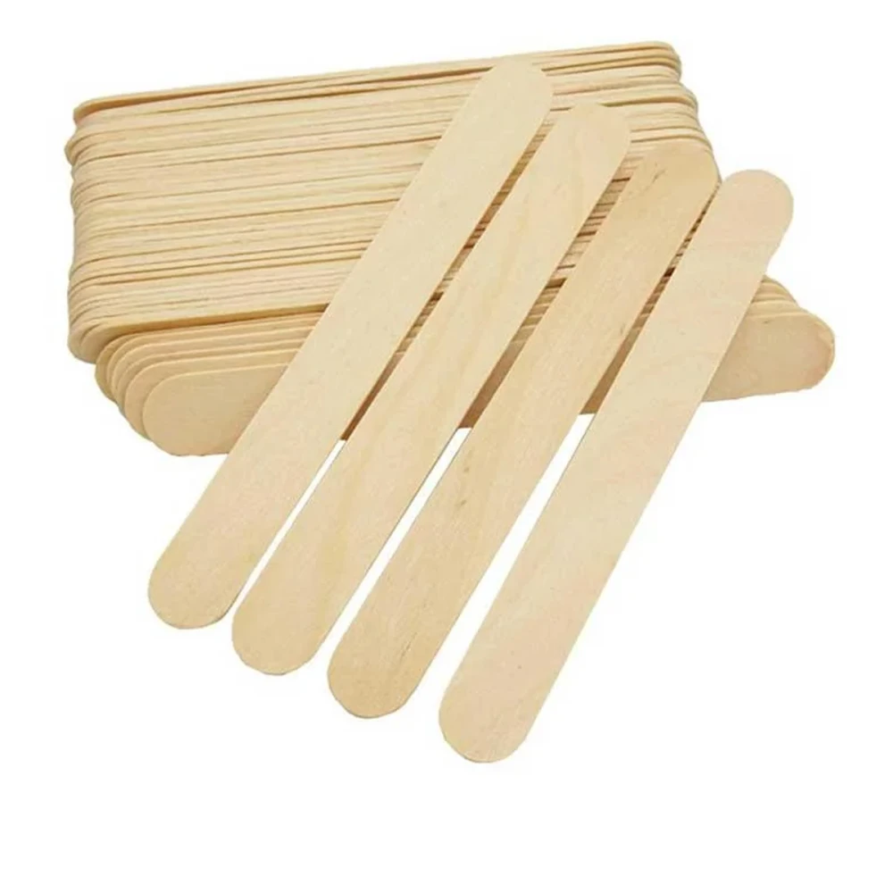 Шпатель деревянный Danins 150 мм 17 мм 1.6 мм 20 шт