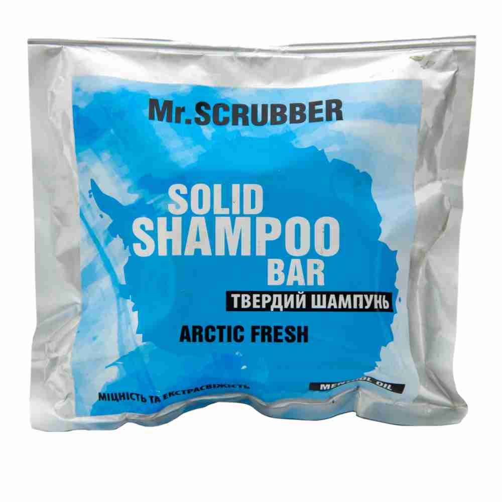 Шампунь твердый Mr.Scrubber Arctic Fresh сила и экстрасвежесть 70 г