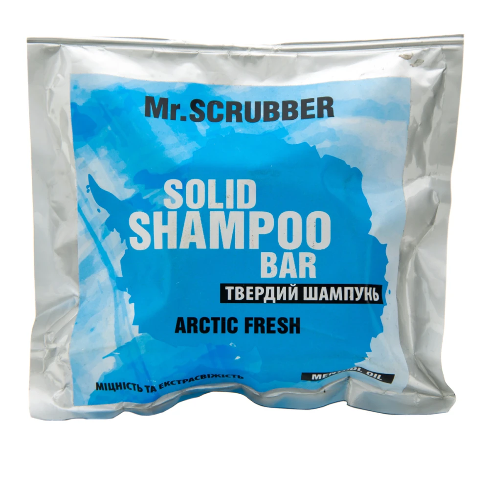 Шампунь твердий Mr.Scrubber Arctic Fresh сила та екстрасвіжість 70 г