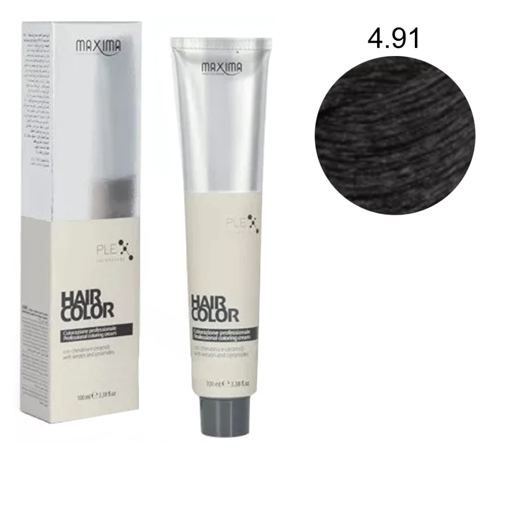 Краска для волос Maxima Vital с кератином 100 мл (4.91)