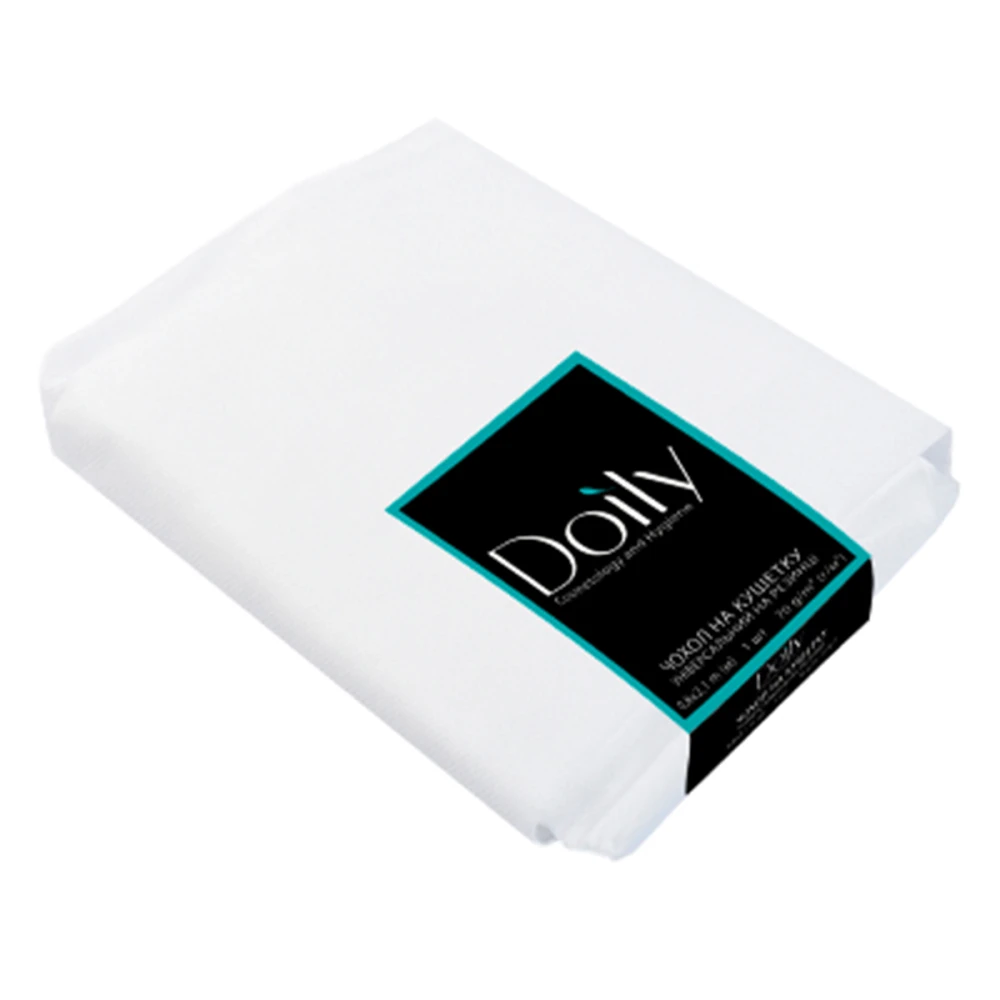 Чехол Doily на кушетку с резинкой  80  гм2 универсальный (1 шт/пач) (Белый)