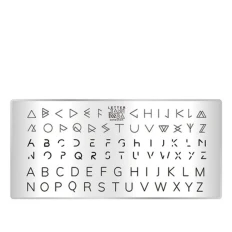 Пластина для стемпінгу ТАКІ ТАК міні (02 Letter)