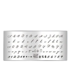 Пластина для стемпінгу ТАКІ ТАК міні (03 Letter)