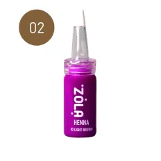 Хна Zola для бровей профессиональная 10 гр (02 Light brown)