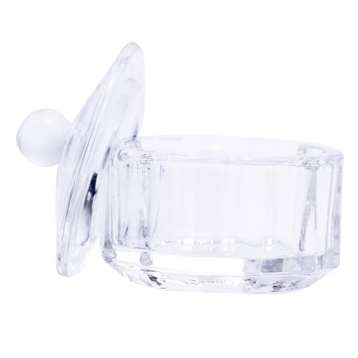 Стаканчик для мономера стекло с крышкой прозрачный