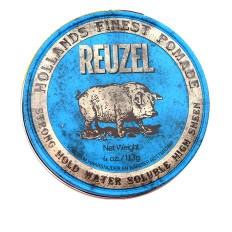 Бріолін на водній основі Reuzel Strong Hold Water Soluble Hight Sheen (Blue) 113 г