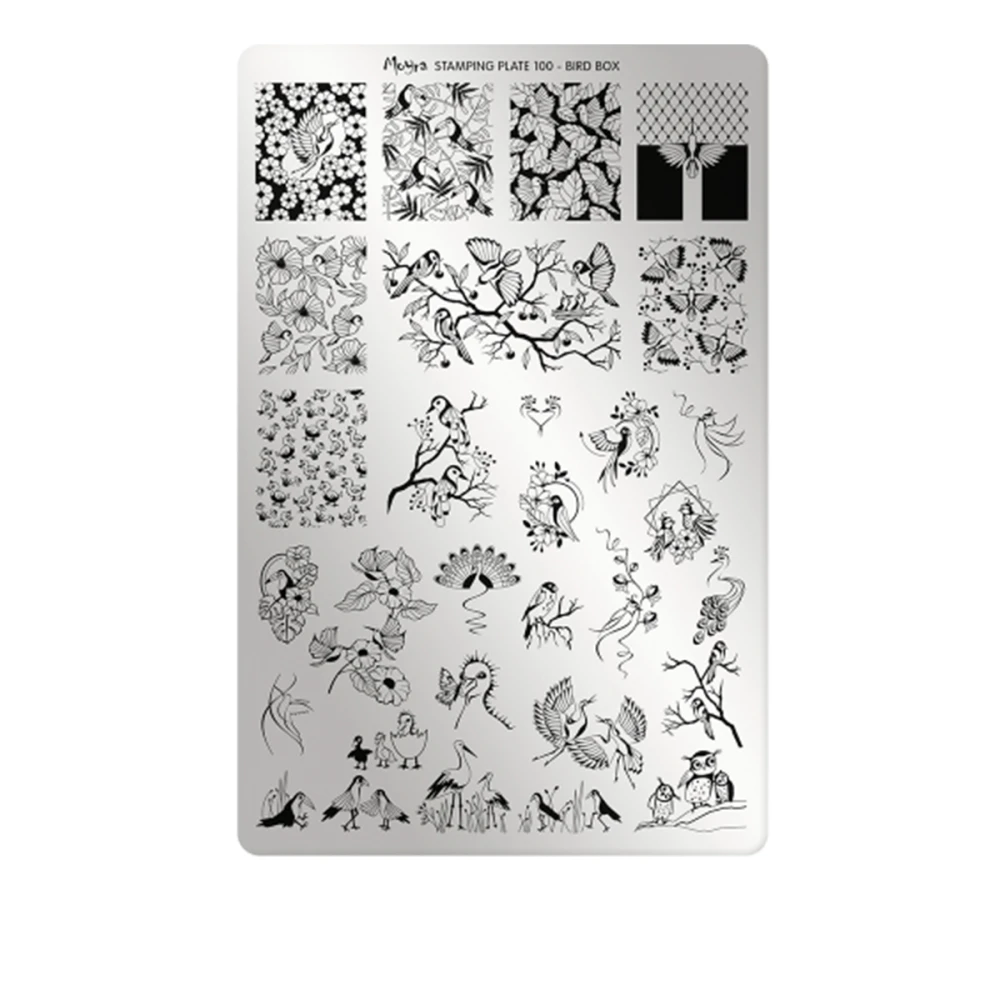 Пластины для стемпинга Moyra (100)