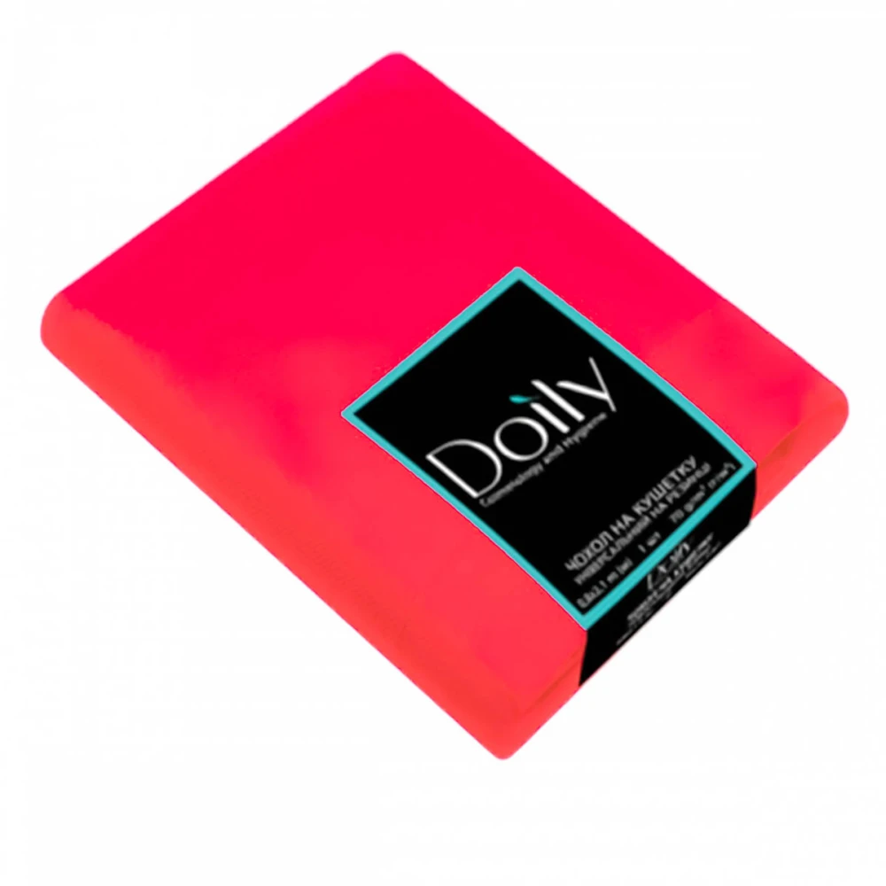 Чохол Doily на кушетку з гумкою 80 гм2 універсальний (1 шт/пач) (Червоний)