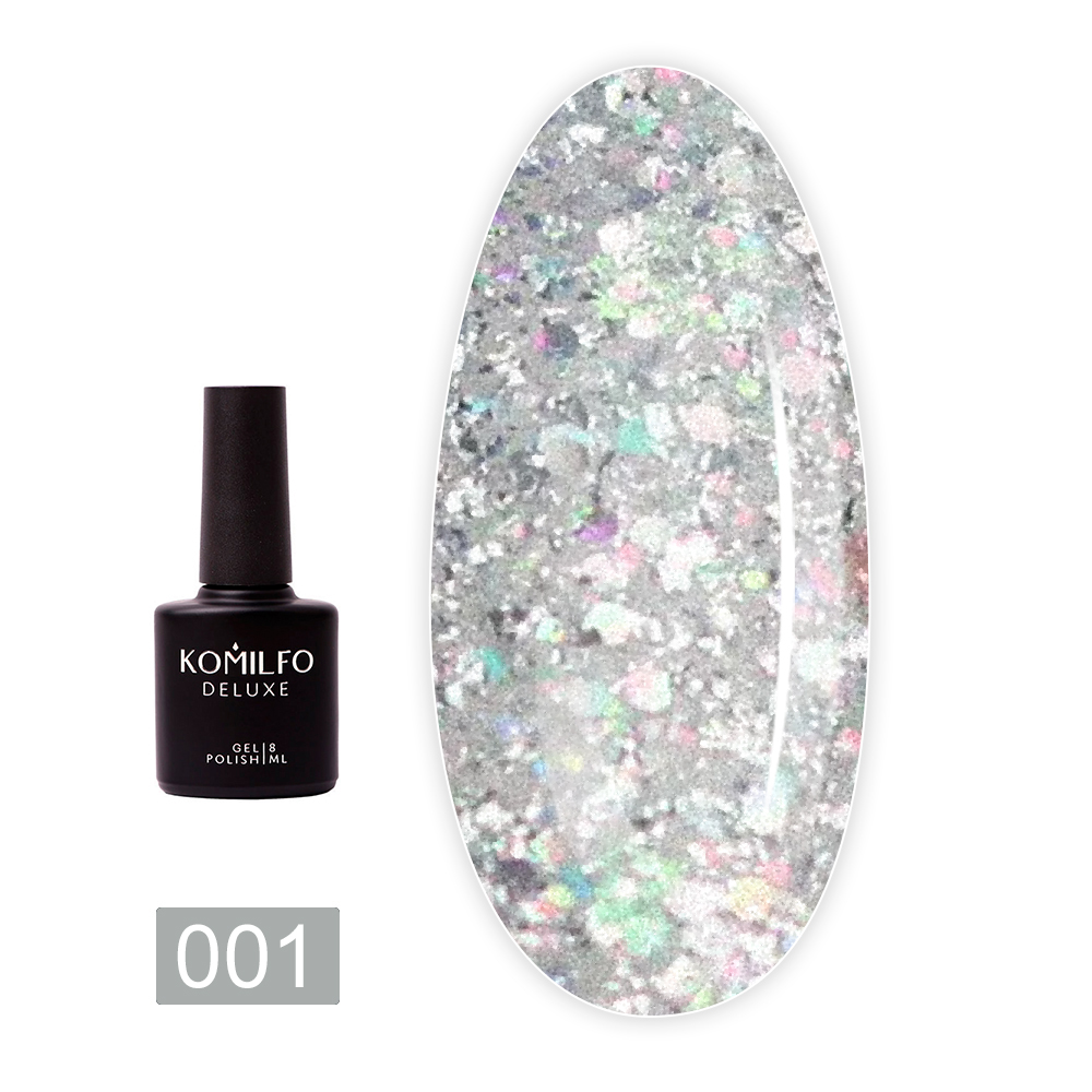 Гель лак KOMILFO Glow Attack 8мл (001)
