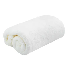 Плед махровий 110х180 см (Молочний)