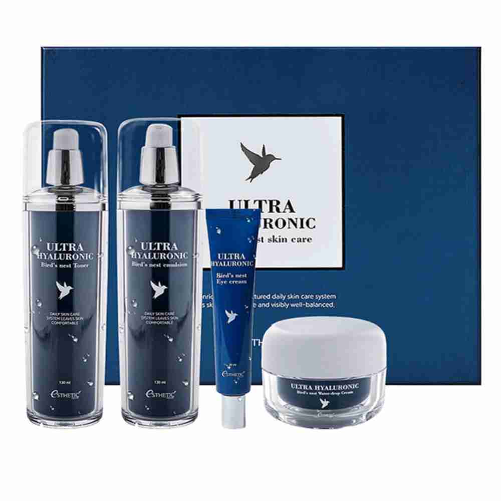 Набор для ухода за лицом Esthetic House Ultra Hyaluronic acid Birds nest skin care