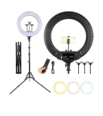 Лампа кольцевая с штативом RL-18 диаметр 45 см 55 вт