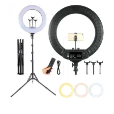 Лампа кільцева зі штативом RL-18 діаметр 45 см 55 вт