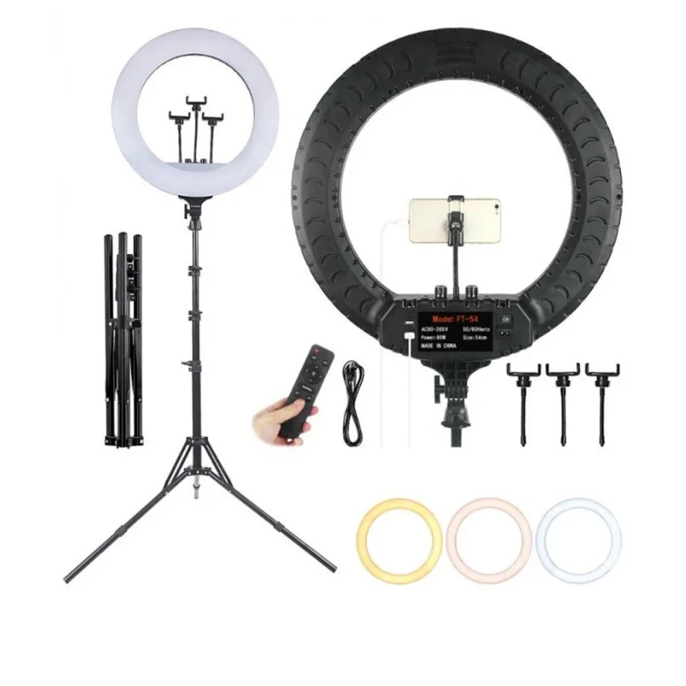 Лампа кольцевая с штативом RL-14  диаметр 36 см 36 вт