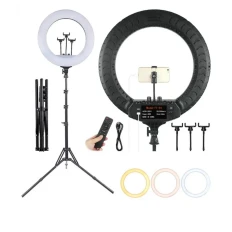 Лампа кільцева зі штативом RL-14 діаметр 36 см 36 вт