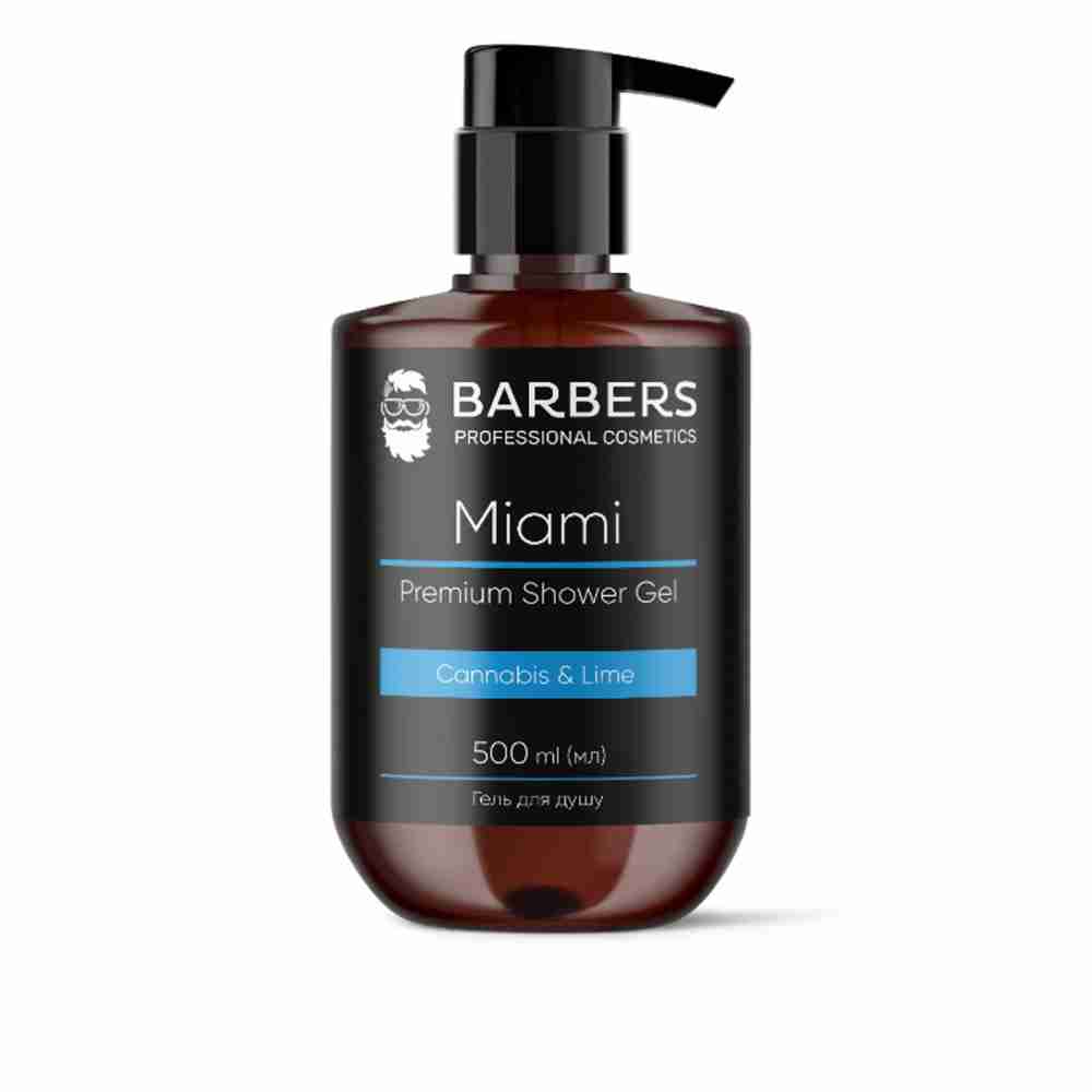 Гель Barbers для душу Miami 500 мл