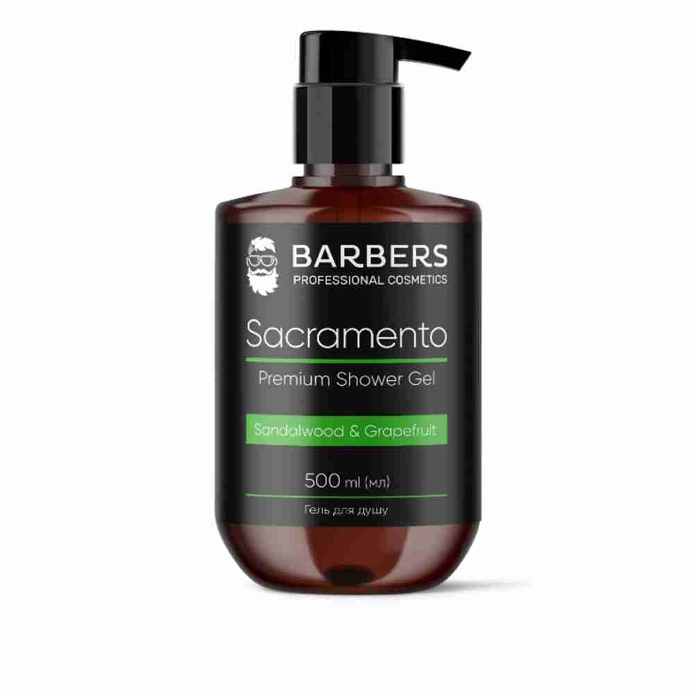 Гель Barbers для душу Sacramento 500 мл