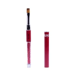 Кисть для геля прямая с хрусталем № 10 красная