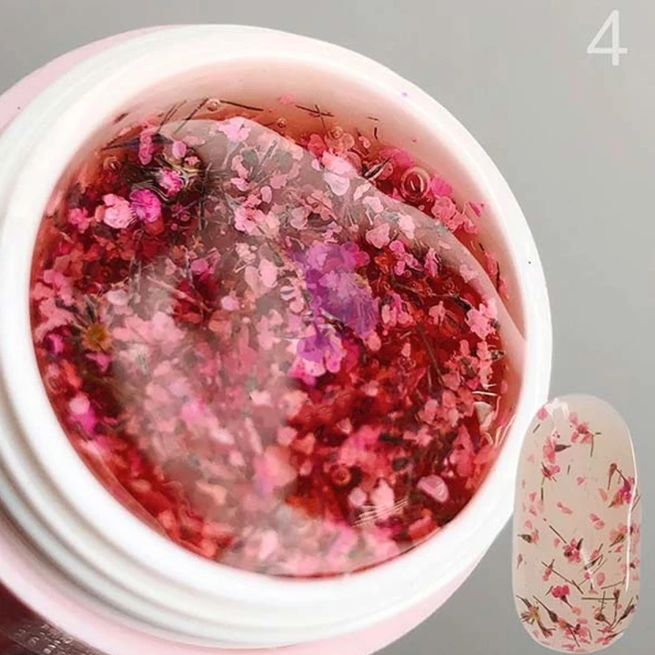 Гель Saga Flower Fairy із сухоцвітами 5 мл (04)