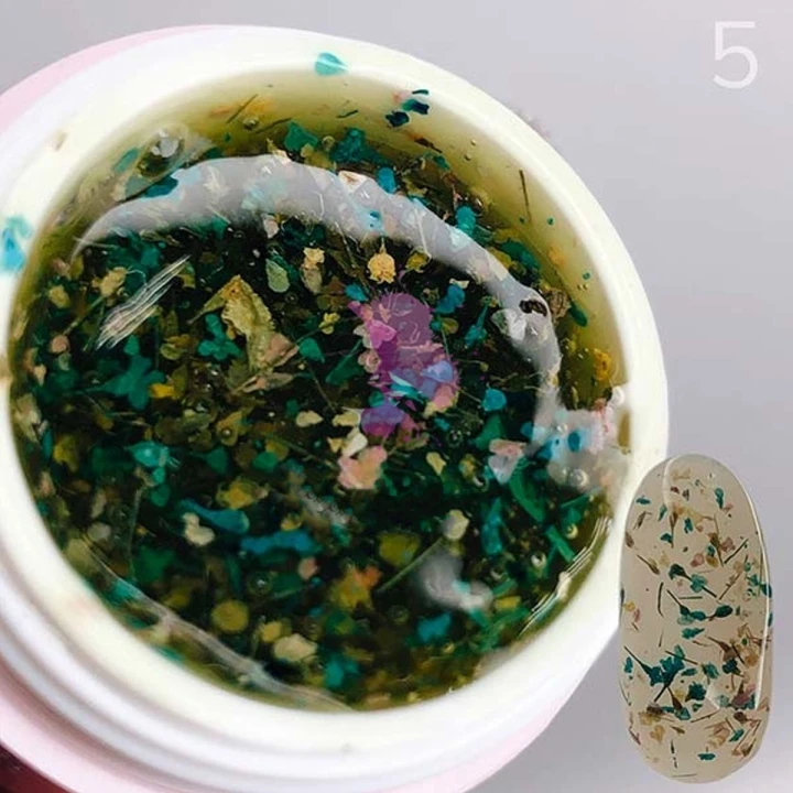 Гель Saga Flower Fairy с сухоцветами 5 мл (05)