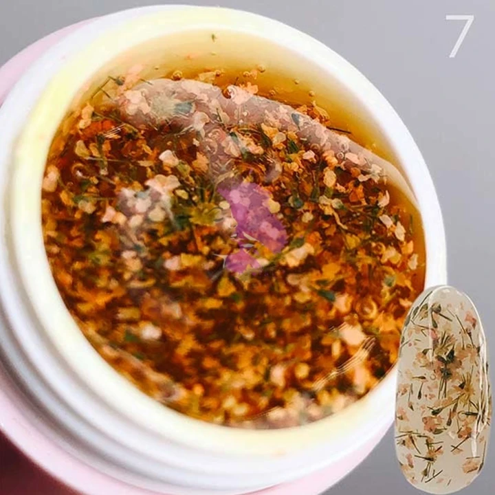 Гель Saga Flower Fairy с сухоцветами 5 мл (07)