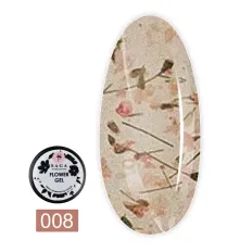 Гель Saga Flower Fairy із сухоцвітами 5 мл (08)