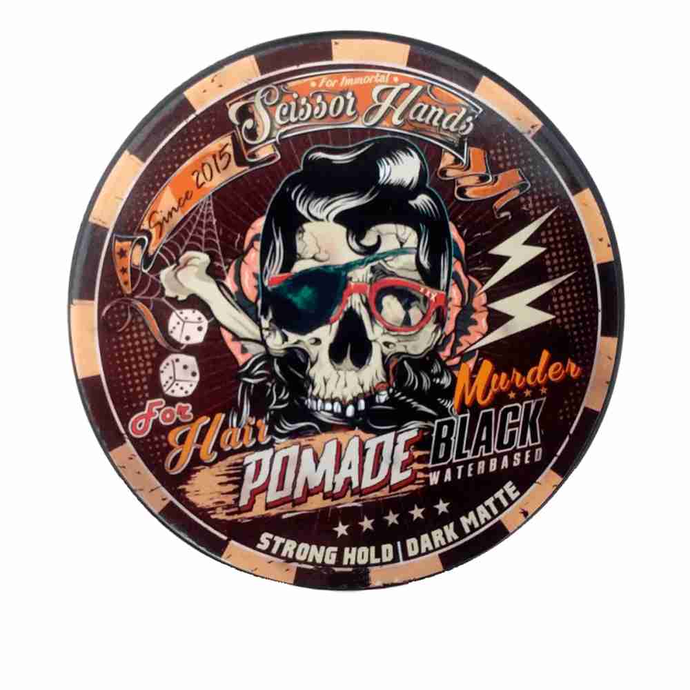 Помада Scissor Hands Murder Pomade Black для волос сильной фиксации 100 мл