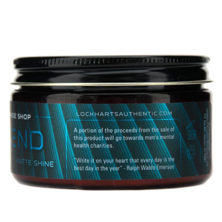 Восковая глина Lockhart's для волос сильной фиксации transcend wax clay hybrid 105 г