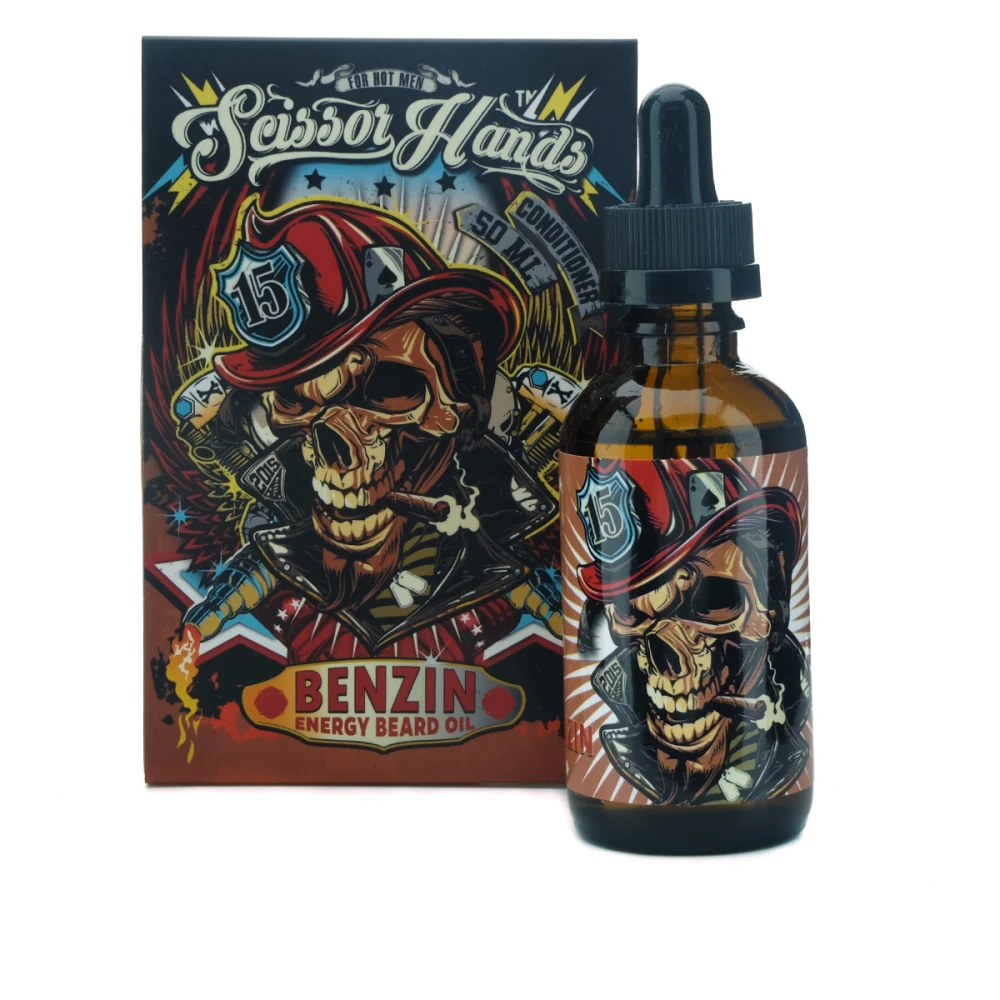 Олія Scissor Hands Benzin для бороди Beard Oil з ароматом розмарину 50 мл